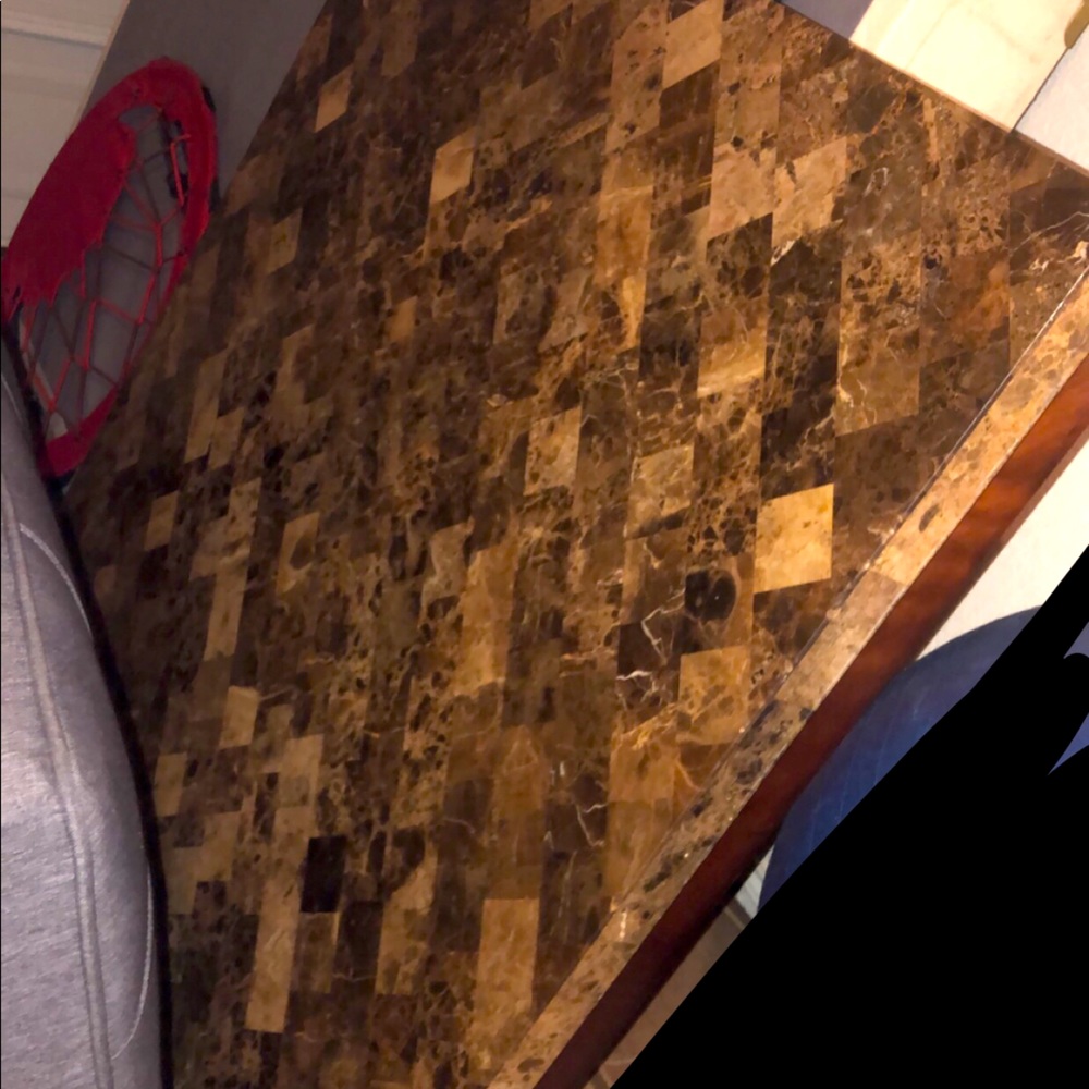 Marble table